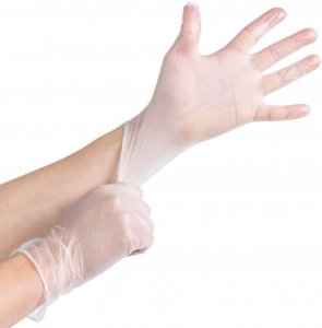 Metro Professional rukavice vinylové bílé 100 ks