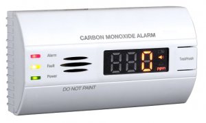 Detektor oxidu uhelnatého s alarmem, paměťí a LCD, CO-90 EN50291, životnost 10 let