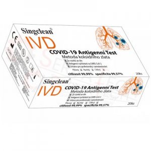 Hangzhou Singclean COVID-19 Antigen Test Kit Colloidal Gold 20 ks