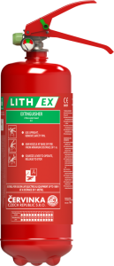 AVD LITH EX2 hasicí přístroj k hašení lithiových baterií 2 l