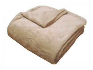 Super soft deka světle Hnědá  150x200 cm