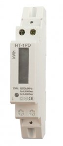 Elektroměr na DIN lištu jednofázový digitální Hutermann HT-1PD