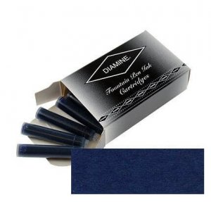 Diamine Blue Black, inkoustové bombičky DIA551