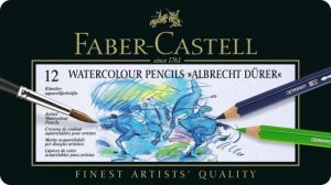 Faber Castell Albrecht Dürer, akvarelové pastelky 12 ks 117512