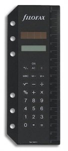 Filofax kalkulačka pro diáře osobní nebo A5 134011