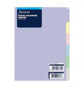 Filofax pastelové rozřazovače - A5 132614
