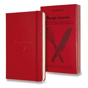 Moleskine Passion Recipe Journal A5 červený zápisník 1331/1517100