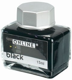 Online Black, černý lahvičkový inkoust 17237