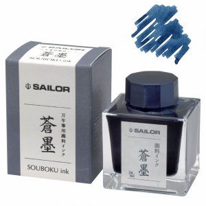 Sailor Sou-Boku, modročerný inkoust 13-2002-244