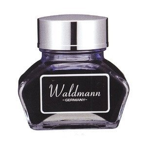 Waldmann Black, černý lahvičkový inkoust 0124