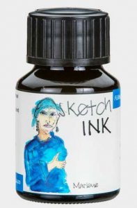 Rohrer & Klingner Sketchink Marlene lahvičkový inkoust modrý 50 ml RK42400050