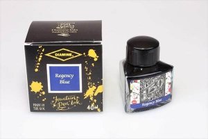 Diamine Anniversary Regency Blue 40 ml, lahvičkový inkoust DIA1106
