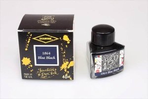 Diamine Anniversary 1864 Blue Black 40 ml, lahvičkový inkoust DIA1101