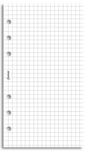 Filofax čtverečkovaný papír, bílý, 20 listů - Osobní 132905