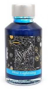 Diamine Shimmer Blue Lightning 50 ml, lahvičkový inkoust DIA1505