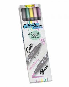 Online Calli.Brush Pastel kaligrafické fixy 5 ks 19079